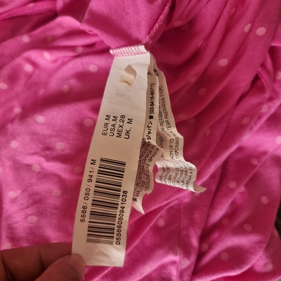 Zara Pink polka dots Mini Wrap Dress. - Picture 10 of 12